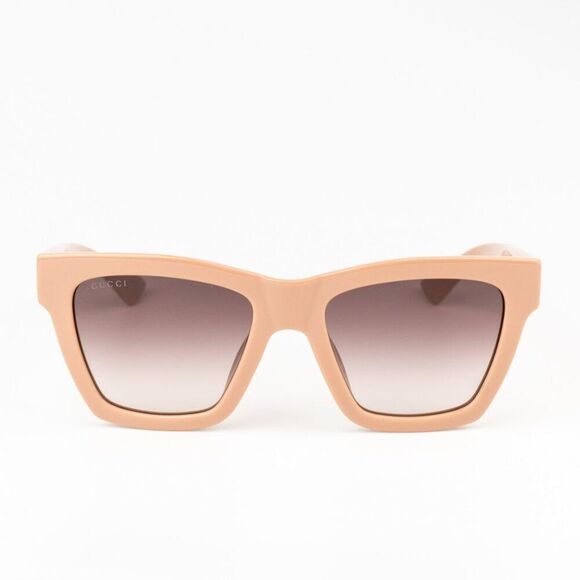 SALE! NEW Gucci GG1714S 005 Rose Pink Brown Gradient Women Square Sunglasses main image 8